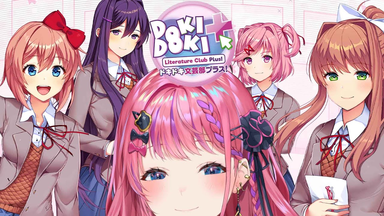 【ドキドキ文芸部プラス！】完全初見！拳ギャル、ついにギャルゲーと出会う。【倉持めると/にじさんじ】