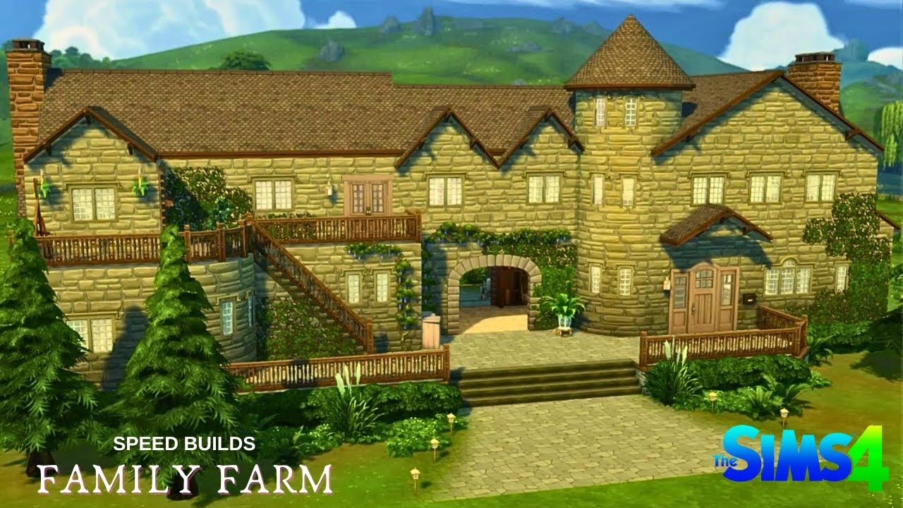 FAMILY FARM - THE SIMS 4 - SPEED BUILDS