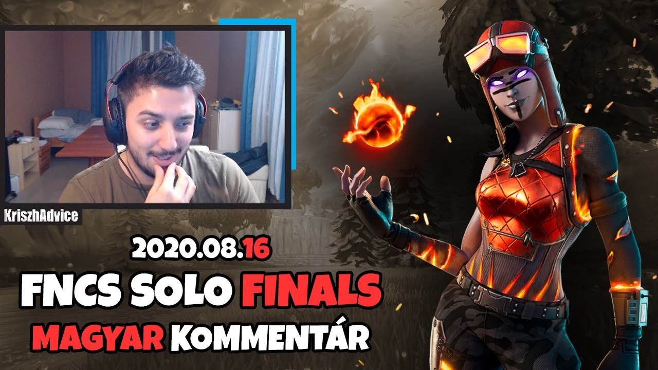 FNCS SOLO DÖNTŐ KÖZVETÍTÉS | 2020.08.16 (Fortnite Battle Royale)