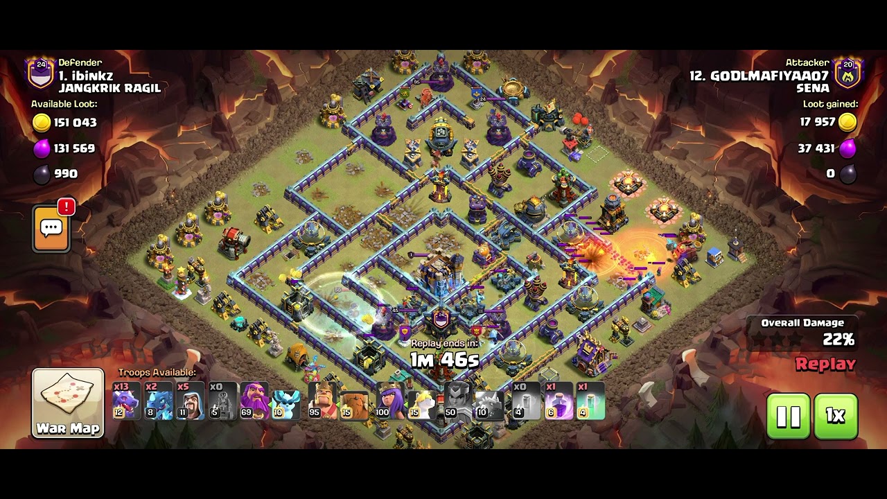 Let's destroy the base TH18#clashofclans #coc #sports #gaming #gameplay #clashofclanswar #clash #war