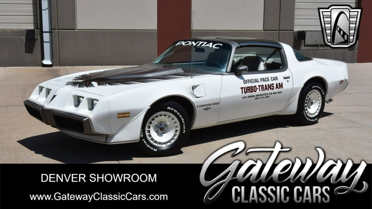 1559-DEN 1980 Pontiac Turbo Trans Am Pace Car Gateway Classic Cars of Denver