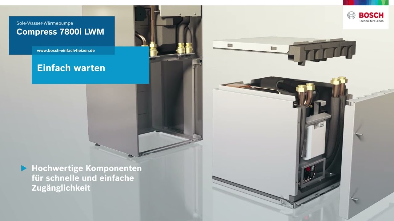Bosch Sole-Wasser-Wärmepumpe Compress 7800i LWM