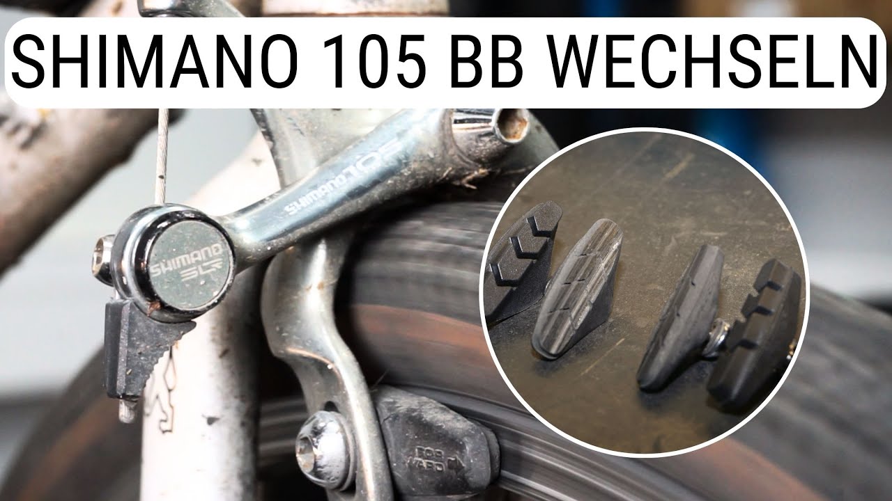 Bremsbelag austauschen beim Rennrad - Shimano 105 - Anleitung