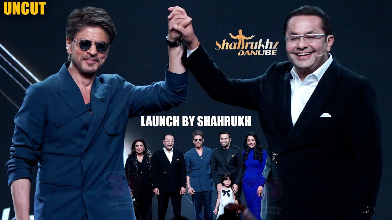 UNEDITED - Shahrukh Khan Launch Danube Properties Dubai | Rizwan Sajan, Farah Khan, Adel Sajan