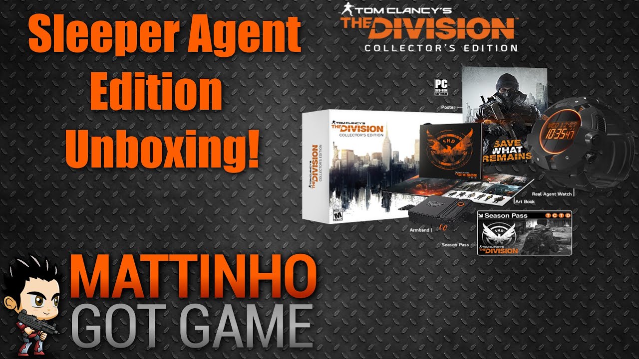 The Division | Sleeper Agent Edition Unboxing!
