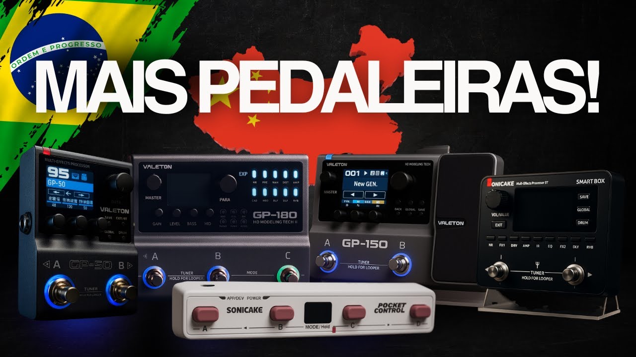 🚨 URGENTE! MAIS PEDALEIRAS! As novidades da Music China Expo! ⚠️