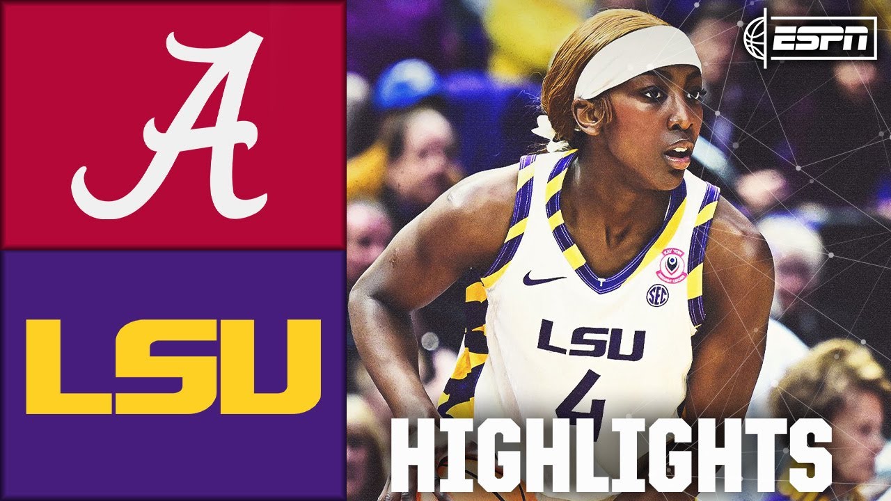 Alabama Crimson Tide vs. LSU Lady Tigers | Full Game Highlights | ESPN College Basketball