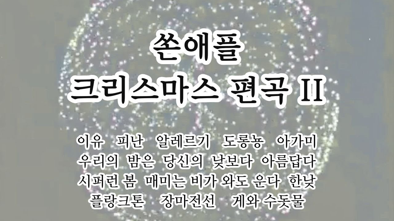 쏜애플 크리스마스 편곡 플레이리스트 2 | Thornapple Christmas arrangement 2