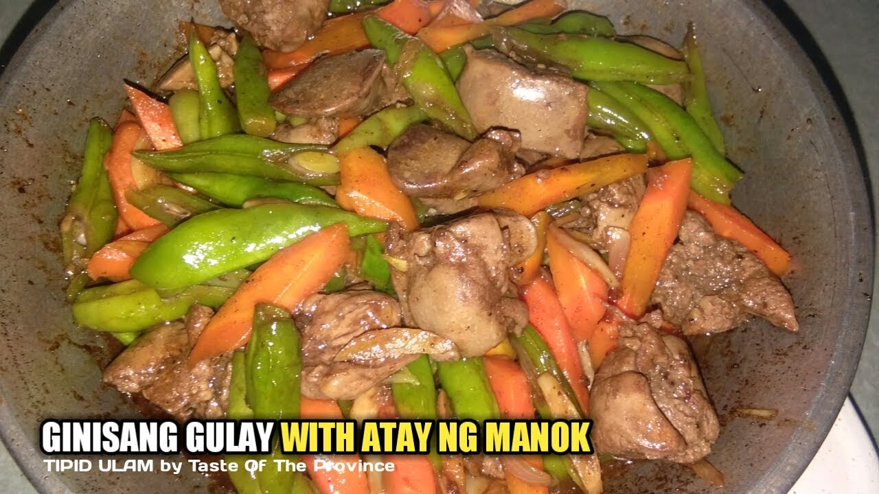 70 pesos Budget Ulam - Ginisang Gulay With Atay Ng Manok | Taste Of The Province