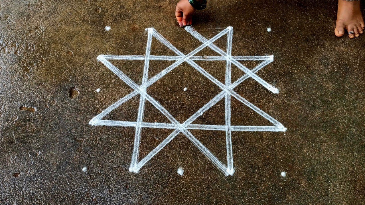 Vaigasi madham padi kolam|pandaga muggulu|5*5 dots Begginers rangoli|Traditional  Super rangoli