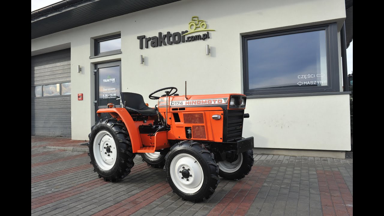 Hinomoto C174 4x4 17KM ciągnik www. TRAKTOR.com.pl