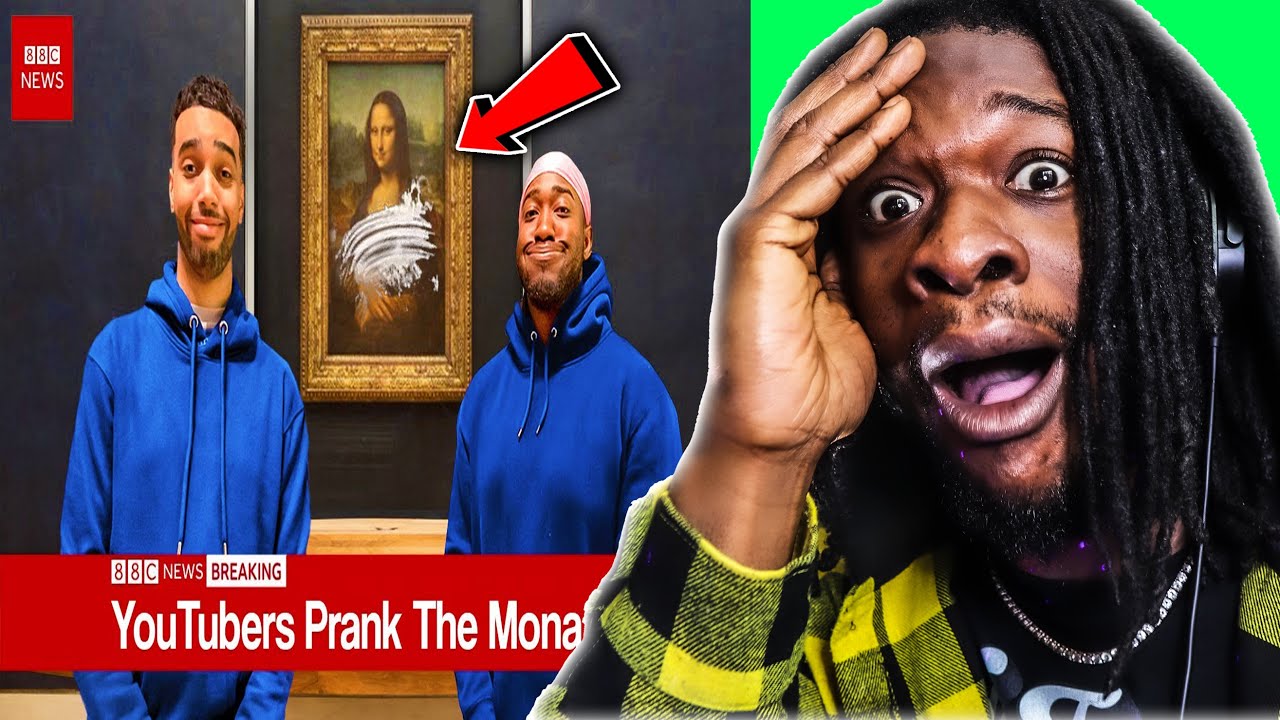 NIKO & JIDION ARE MENACES! | We Pranked The Mona Lisa (REACTION)