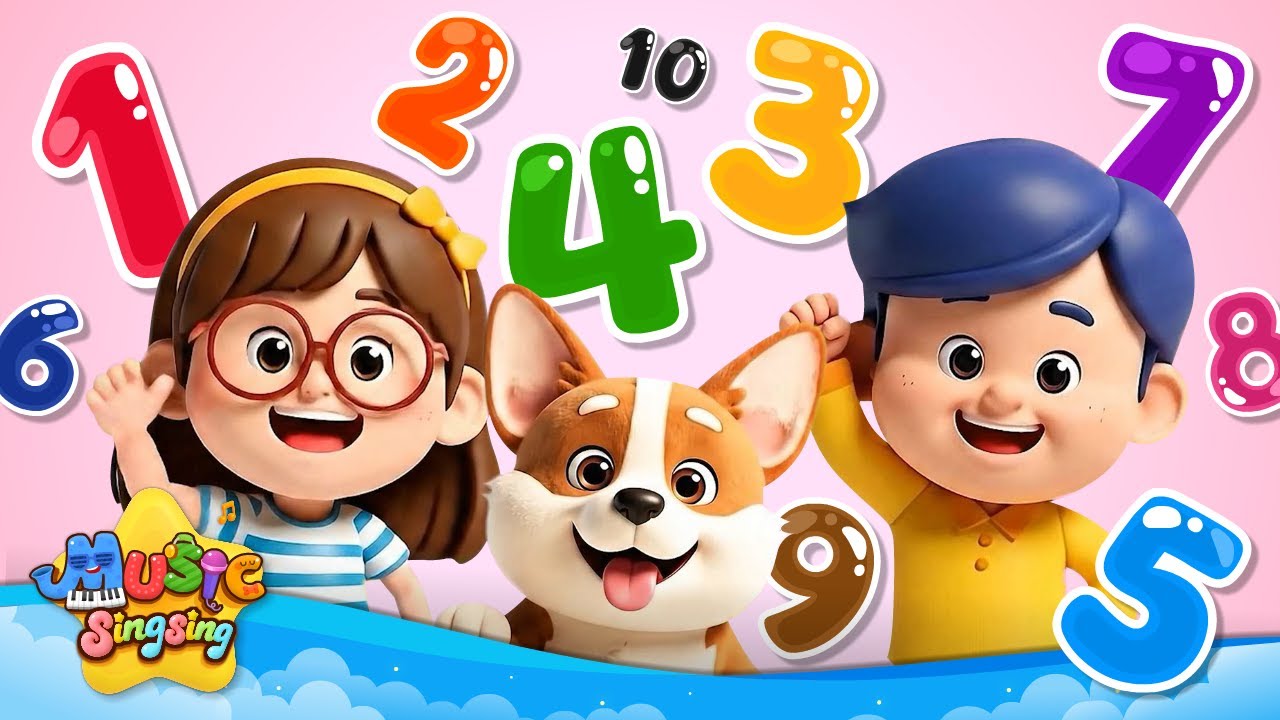 Number Song - English Song for Kids - Vocab Song - AI Animation for Kids
