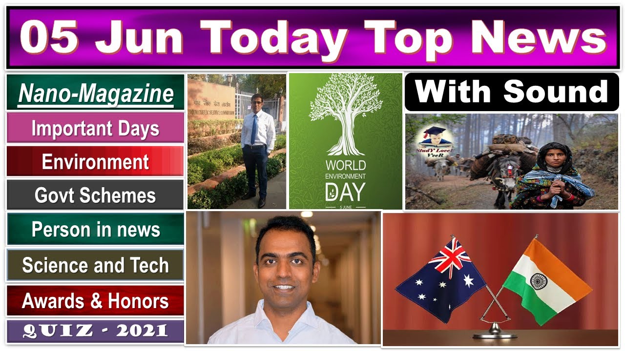 Nano Magazine 05 June 2021 | The Hindu, PIB News, Indian Express, June Current Affairs, #EPFO #UPSC