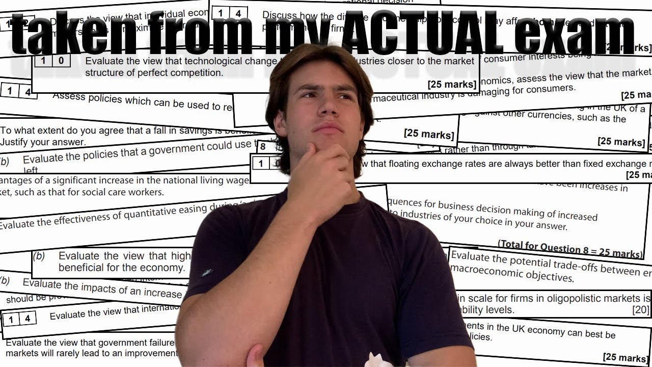 What FULL MARKS on A-Level Economics Essays Actually Look Like