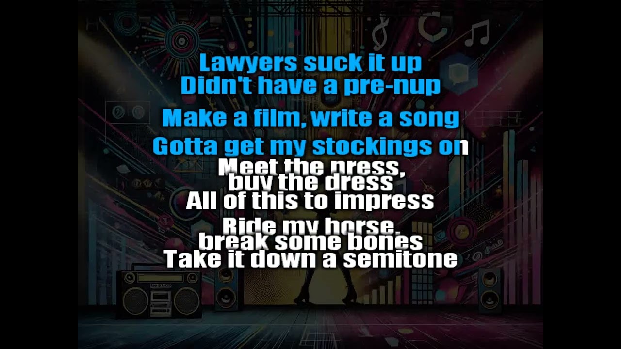 Madonna - I Don't Give A (Karaoke)
