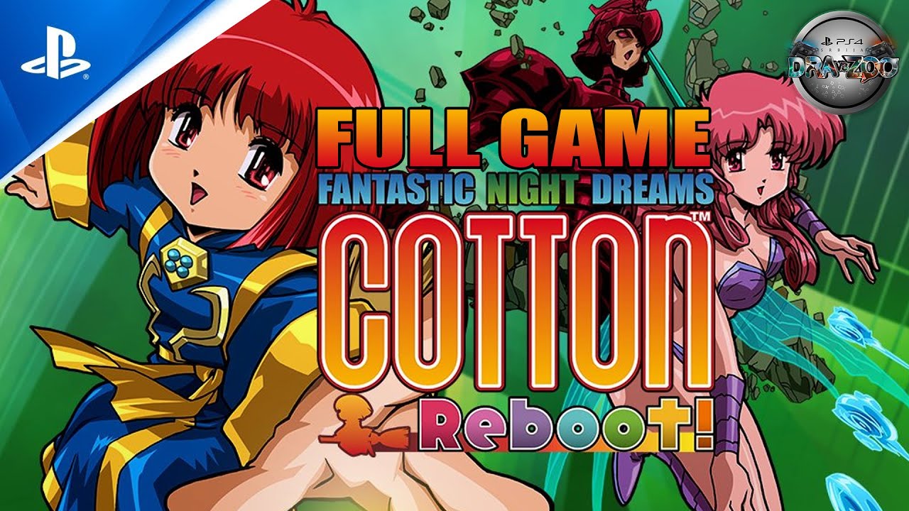 Cotton Reboot! FULL GAME Walkthrough Gameplay PS4 Pro
