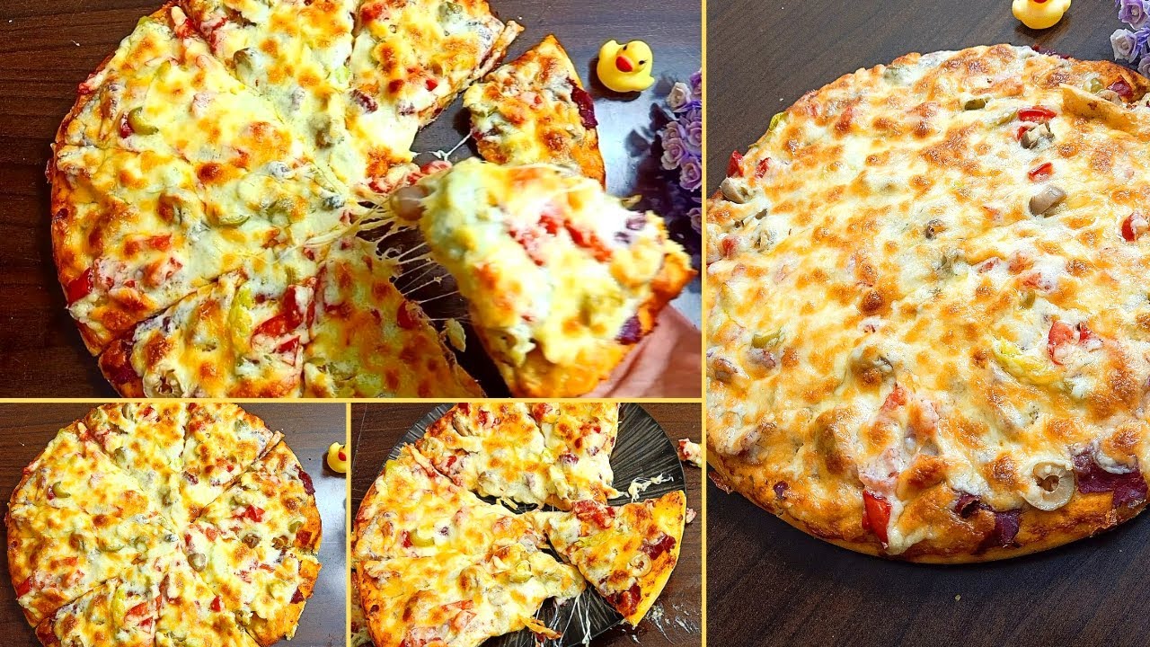 بيتزا المطاعم وسر تسويتها