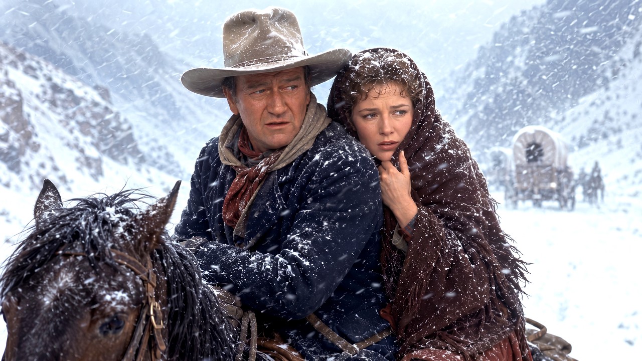 Classic Western | John Wayne | A Wagon Train Faces the Wild West | 📺 Full Movie