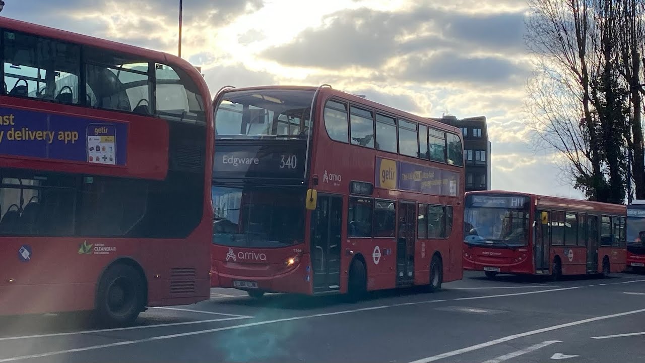 Arriva Bus Route 340@T266/LJ61 LJN (Harrow - Edgware)