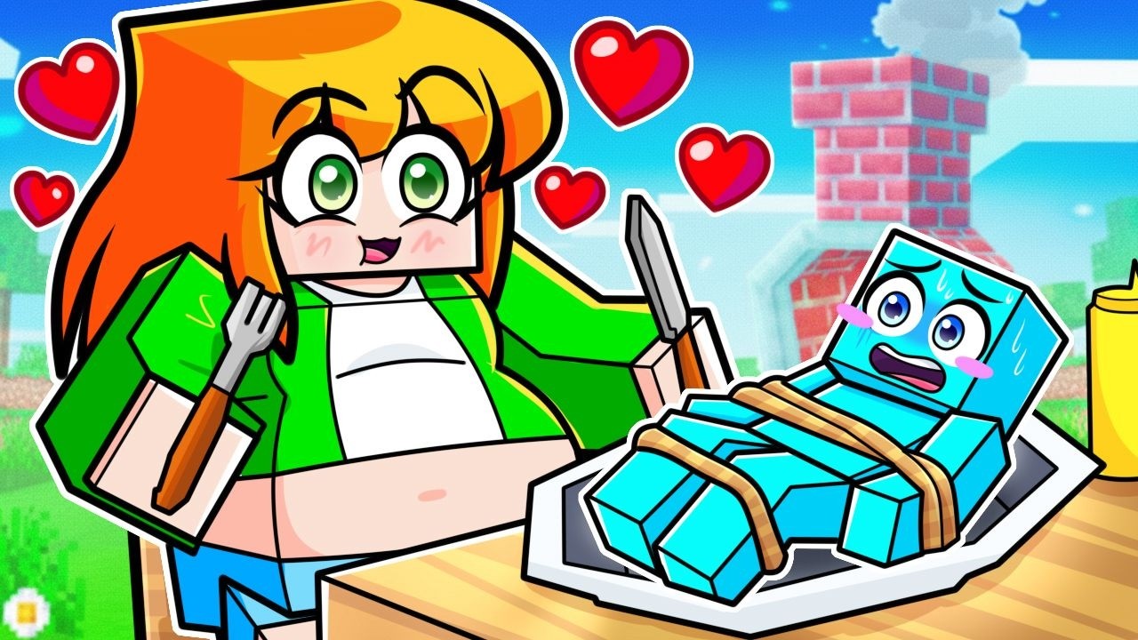 Mía se COME a AWITA en Minecraft!