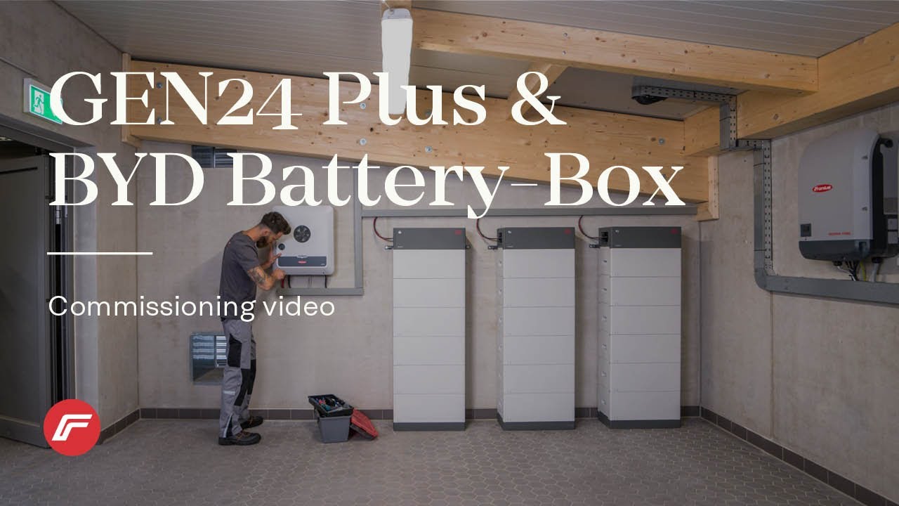 Commissioning the GEN24 Plus and the BYD Battery-Box