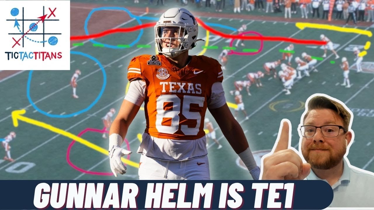 TENNESSEE TITANS FILM BREAKDOWN: Gunnar Helm is a MAJOR STEAL & DAY ONE STARTER at Tight End