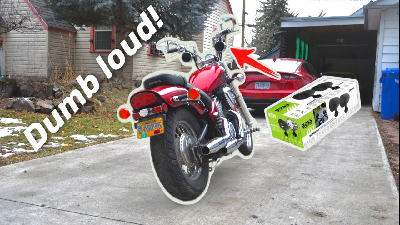 Installing and testing BOSS audio MC420B 3 inch motorcycle speakers!