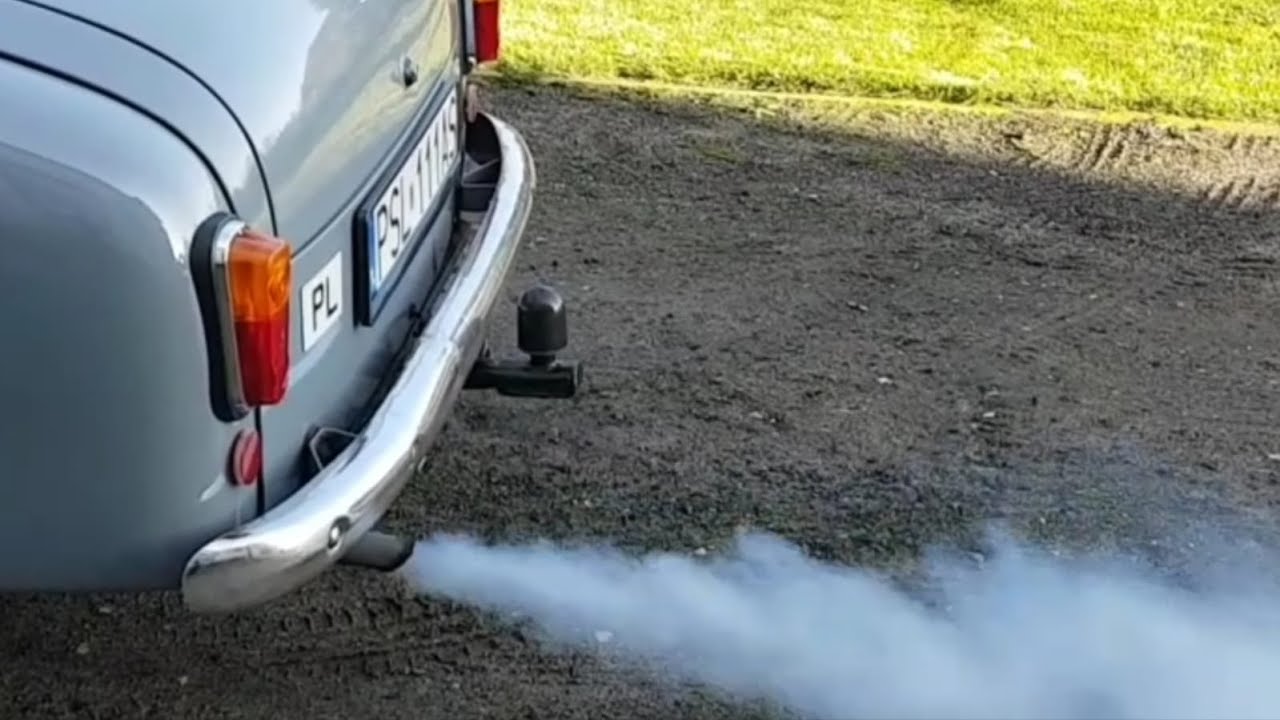 Syrena 104 dźwięk silnika , uruchomienie silnika