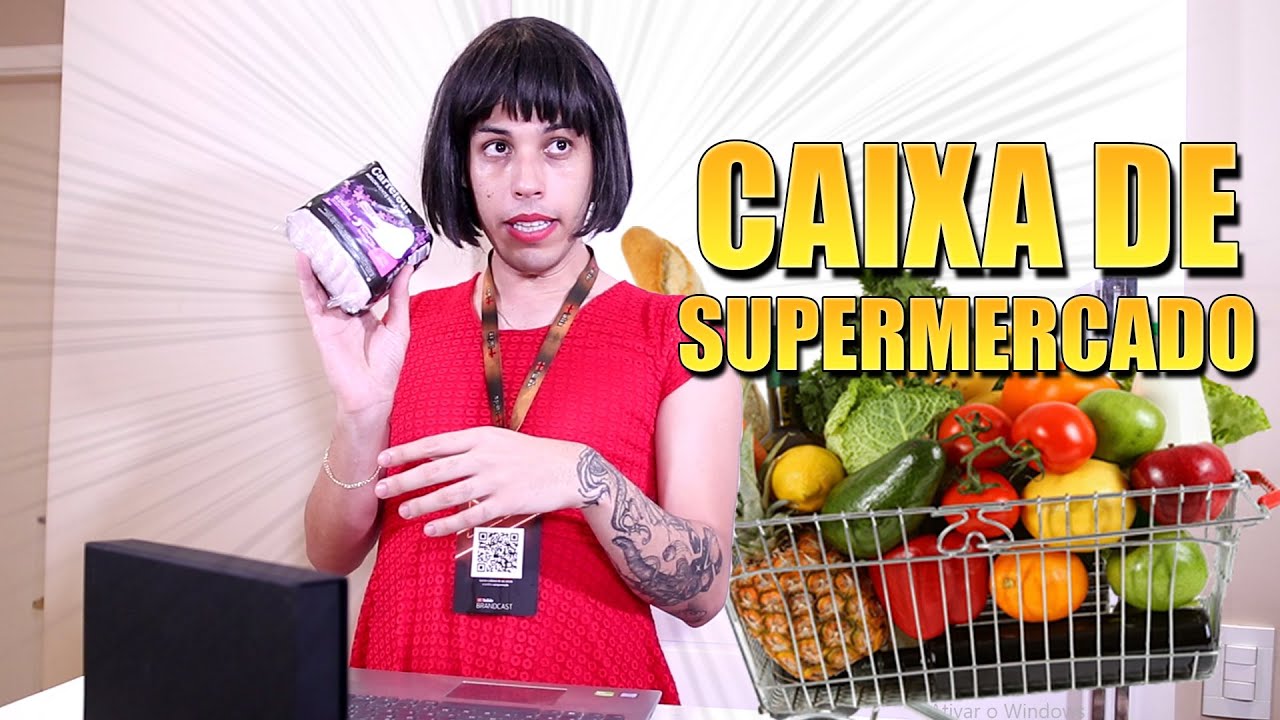 SE MINHA M&Atilde;E FOSSE CAIXA DE SUPERMERCADO