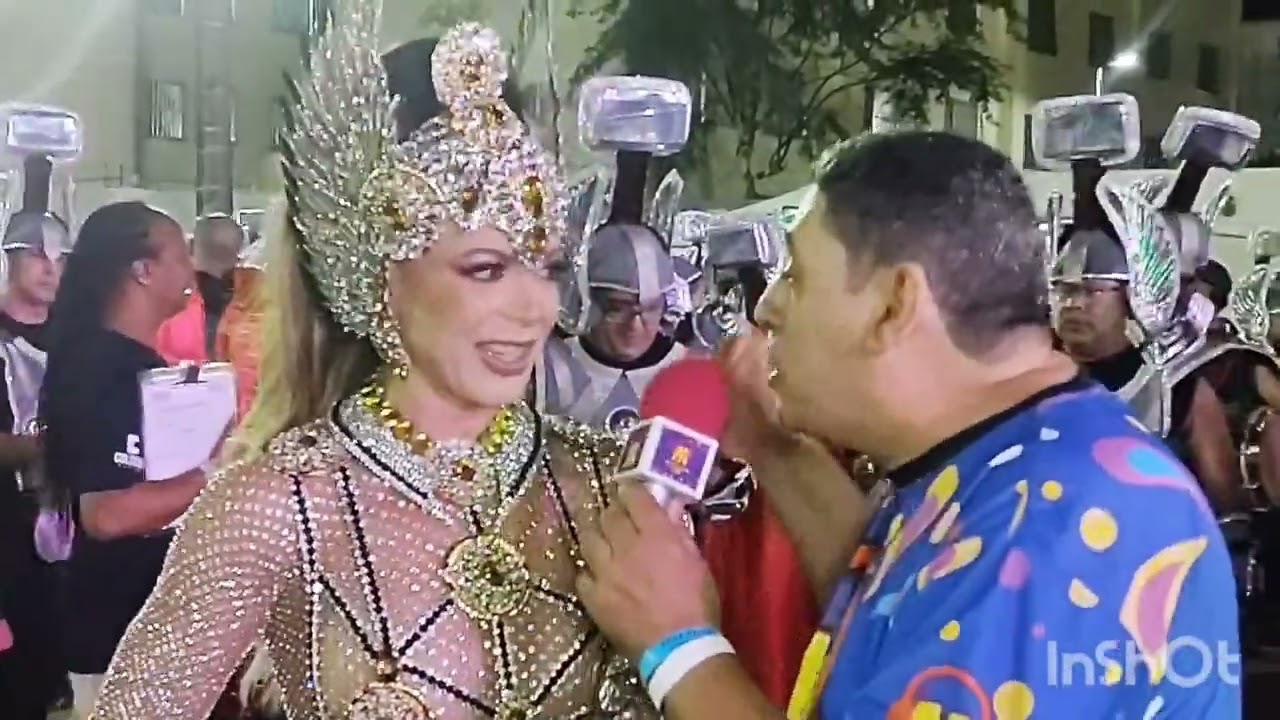 entrevista com a SHEILA MELLO falando com o VIEIRA