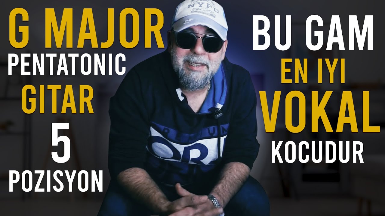 G (SOL) MAJ&Ouml;R PENTATONIC GAM NEDİR? | GITAR İLE NASIL &Ccedil;ALINIR | (5 Pozisyon)