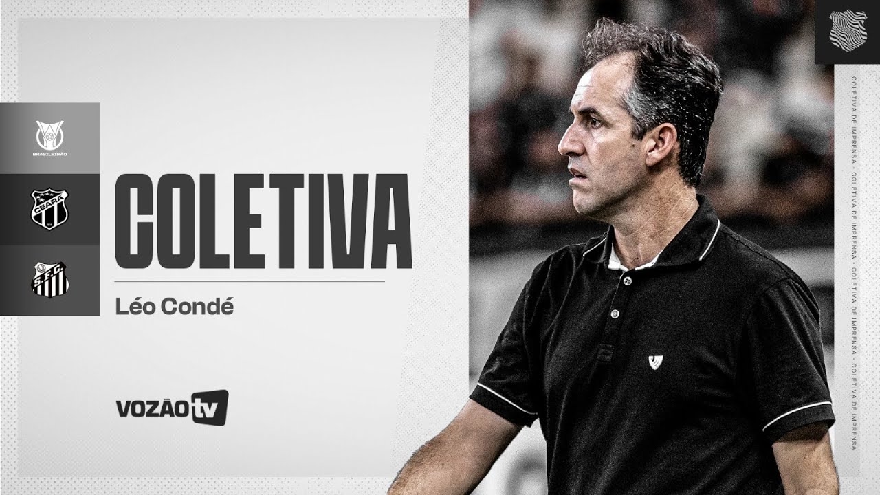 Ceará 3x0 Santos | Coletiva Léo Condé