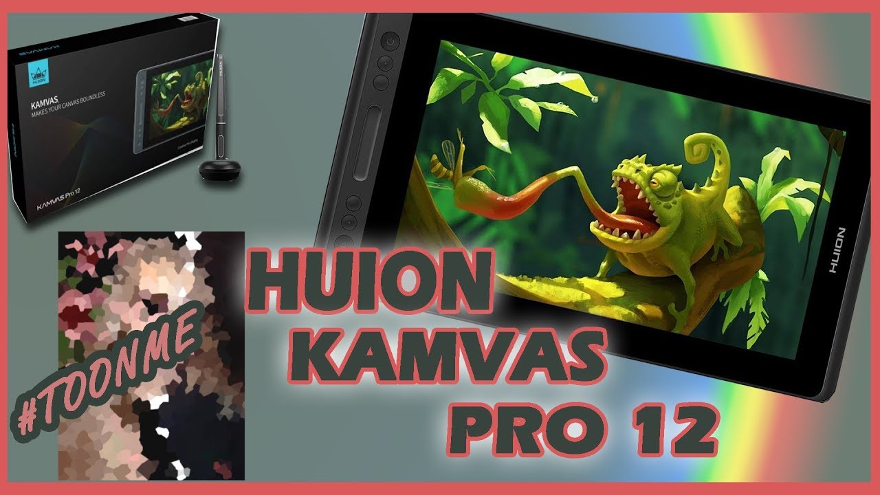 РАСПАКОВКА И ОБЗОР HUION KAMVAS PRO12 | #TOONME challenge | МОЙ ПЕРВЫЙ ЭКРАННИК