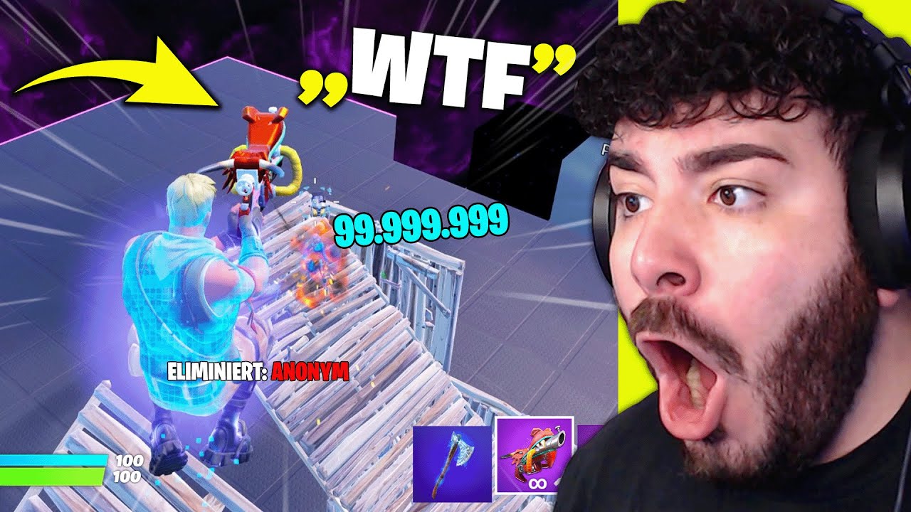 Ich PRANKE in 1 VS 1 mit SECRET WAFFE als NOSKIN, doch dann ... Fortnite