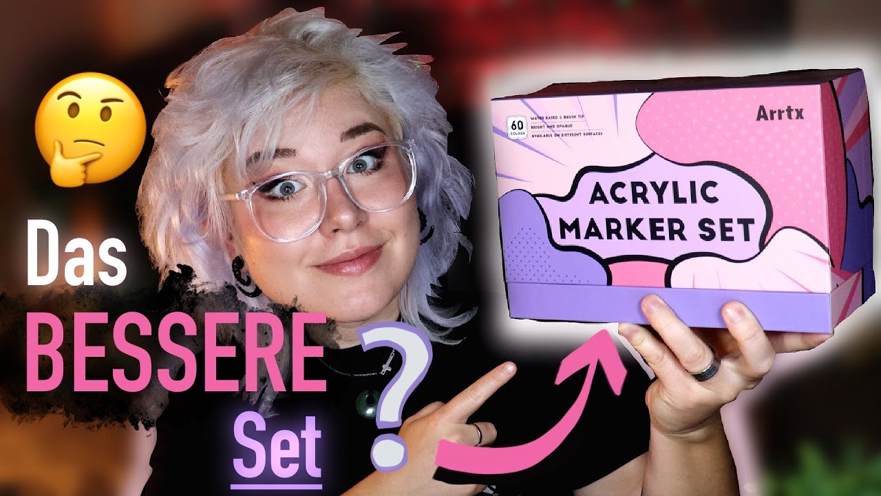 Sind DIESE Acrylmarker NOCH besser? | Arrtx 60B Acryl Maker Set Review
