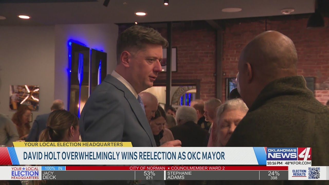 David Holt overwhelmingly wins reelection as OKC Mayor