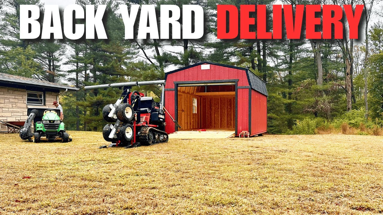 I Delivered a Tiny Garage:The Perfect Back Yard Upgrade