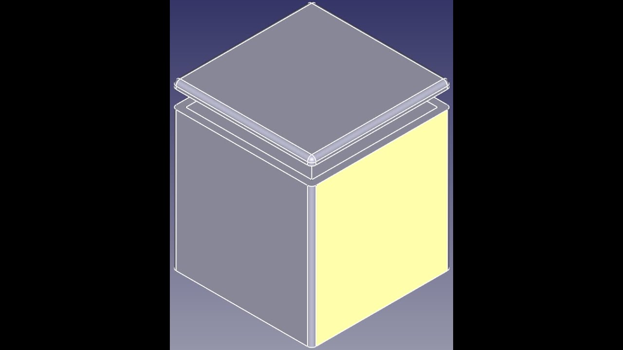 09 FreeCAD: Crear unha caixa (parte 1/2).
