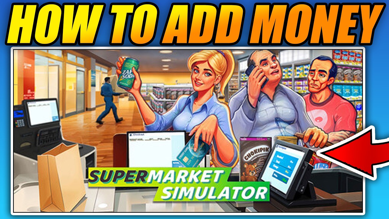 How to ADD MONEY (CHEAT ENGINE) in Supermarket Simulator