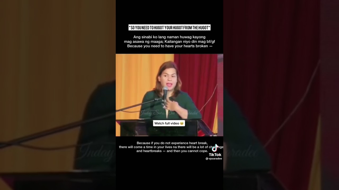 VP Sara Duterte Graduation Speech