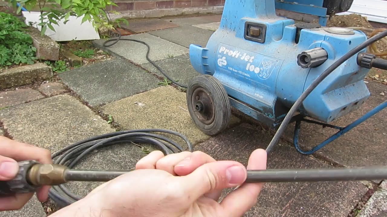 Kranzle pressure washer, unblocking