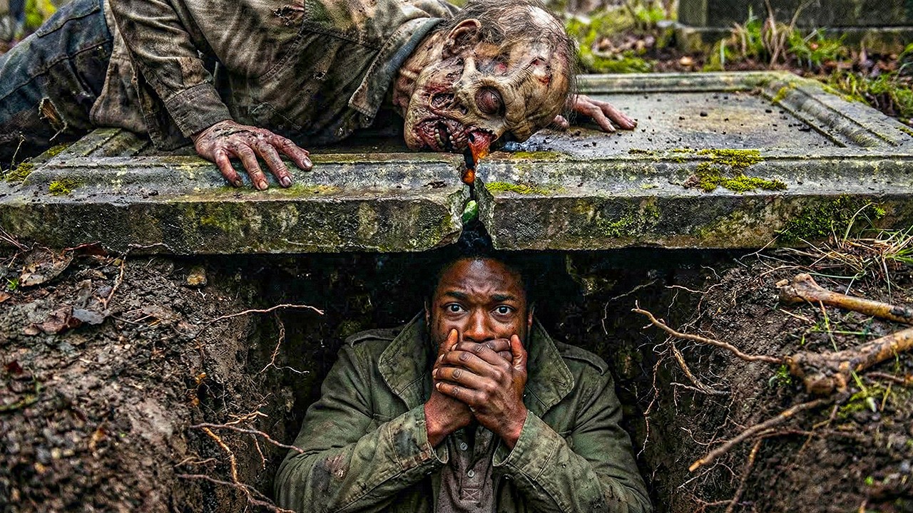 I Built a 100% INVISIBLE Bunker Under a GRAVEYARD! (ASMR) 🤫🪦🧟‍♂️
