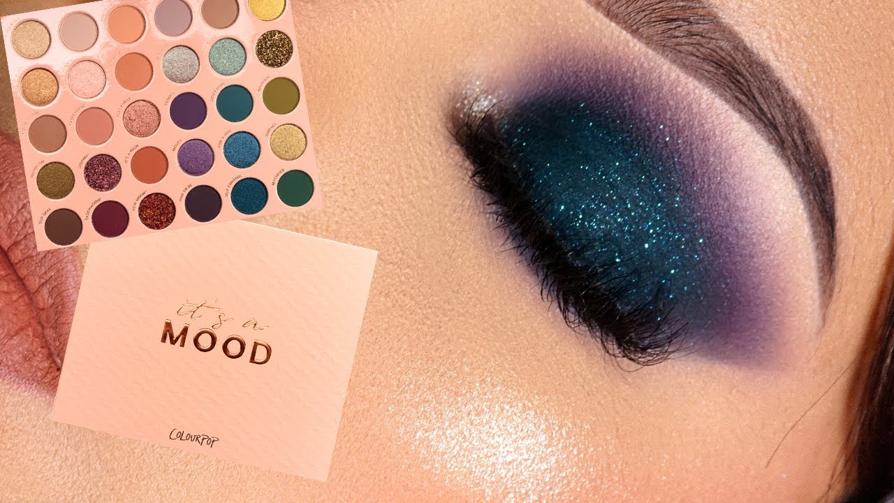 TEAL SMOKEY EYE TUTORIAL feat. COLOURPOP IT'S A MOOD
