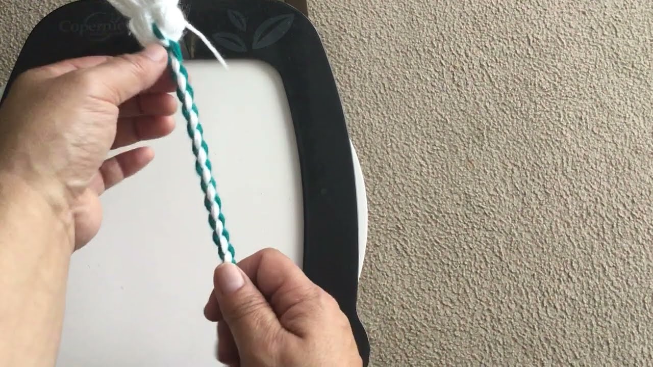 hanganga poi tauira 1 (4 plait)