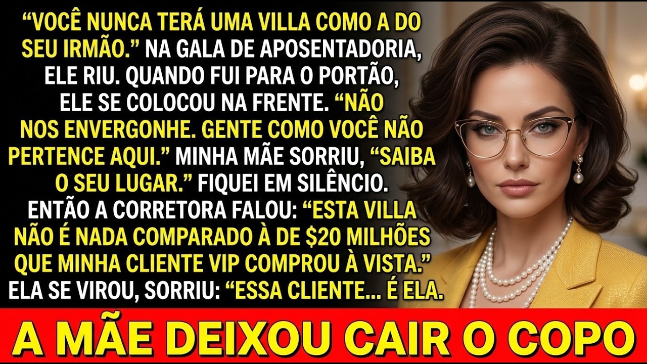 Meu pai disse que nunca compraria uma vila. O corretor me chamou de cliente VIP.