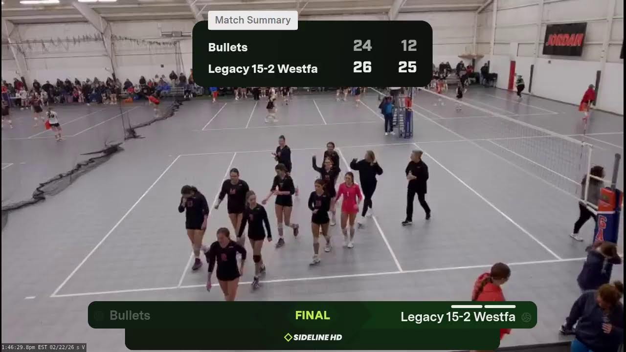 Legacy 15-2 Westfa vs. Bullets (2026.02.22)