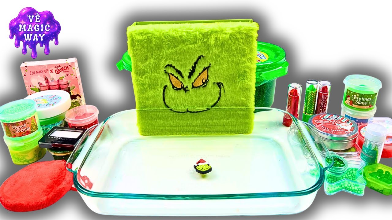 Grinch Satisfying ASMR Slime!