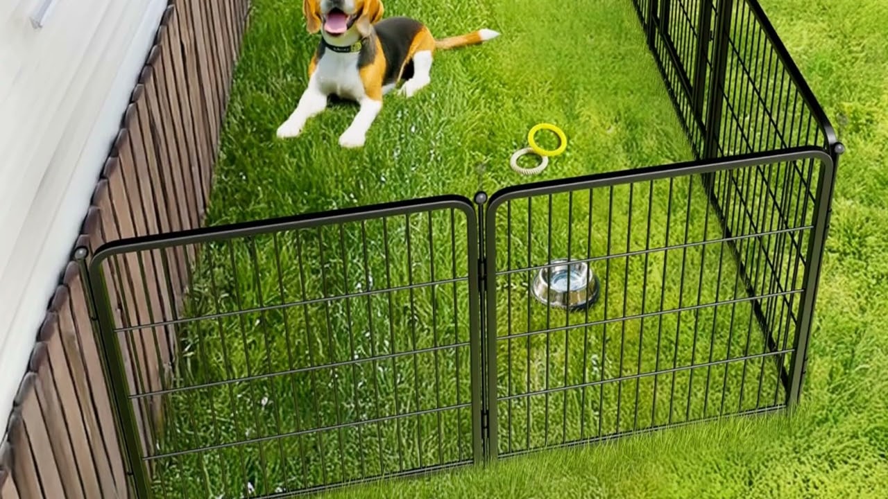 🐕 FXW Rollick Dog Playpen – Safe Indoor & Outdoor Play Area!