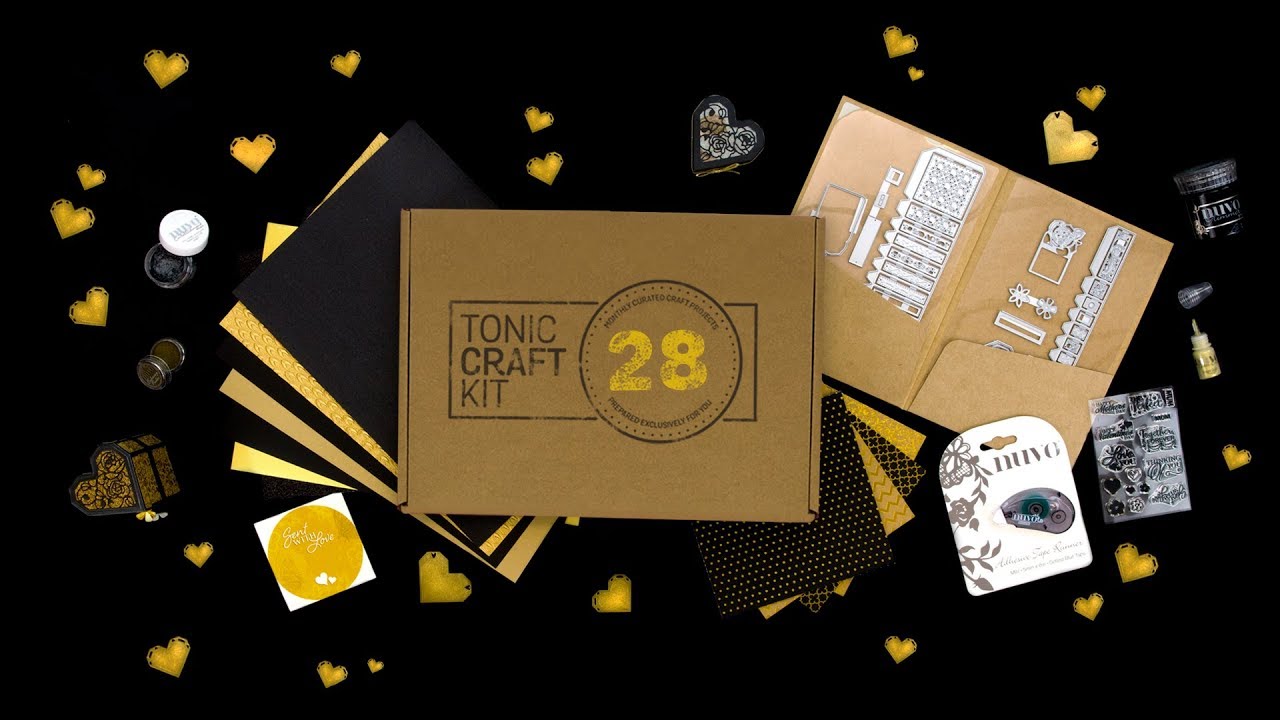 Tonic Live - Unboxing Tonic Craft Kit 28 - Heart Box Kit